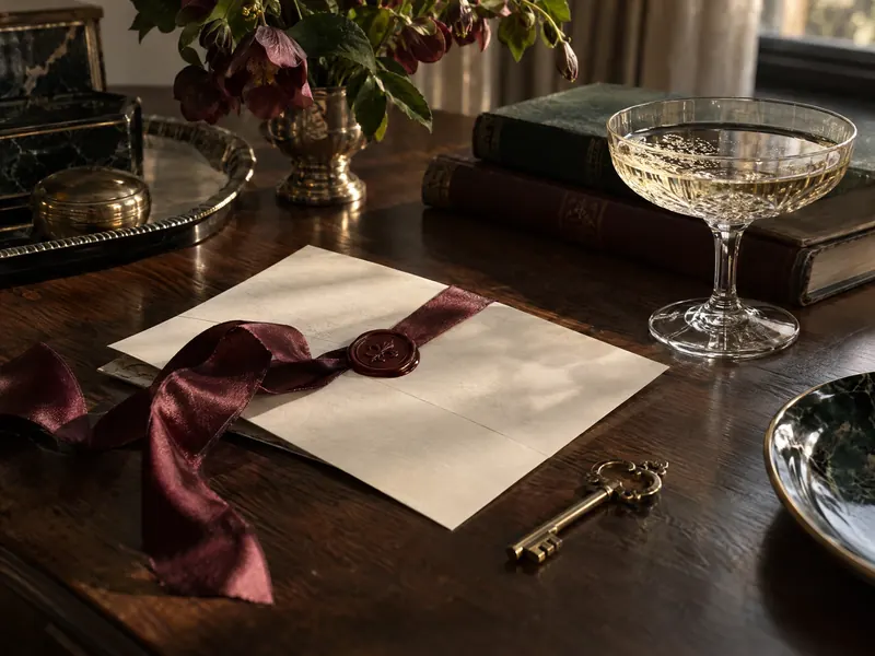 Table privée préparée avec soin